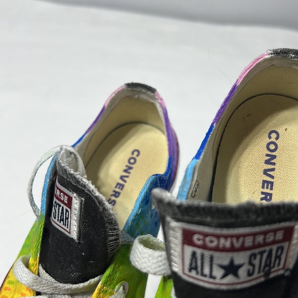 Custom Youth rainbow All-Star converse shoes - Picture 8 of 11